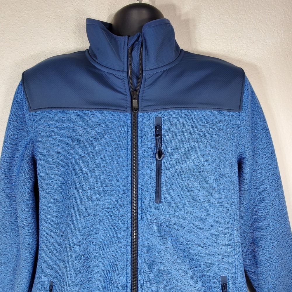 World Wide Sportsman Coat Womans Large Echo Windproof Blue Full-Zip Jacket - Picture 12 of 12